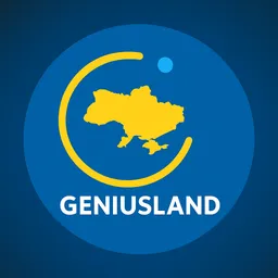 Логотип школи розвитку GeniusLand у м. Хотин